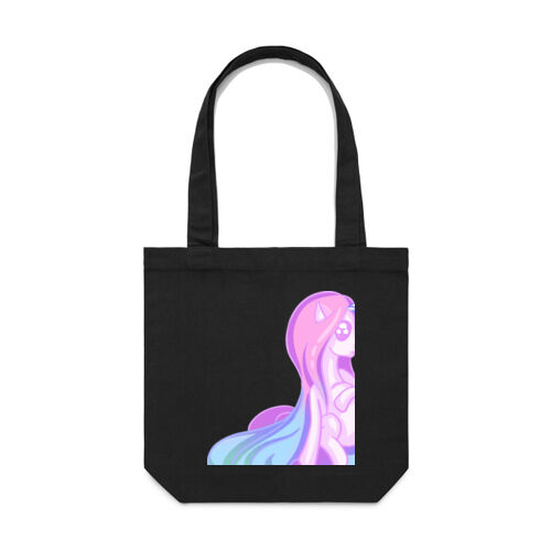 Sweet Sitting Unicorn Tote - Shoulder Tote Thumbnail