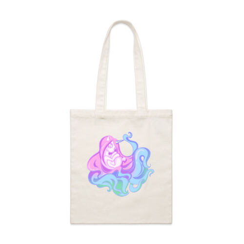 Sweet Floating Unicorn Tote - Parcel Tote Thumbnail
