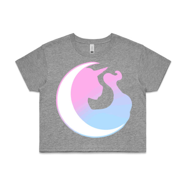 Dreamy Unicorn Crop - Cropped Tee 2 Thumbnail